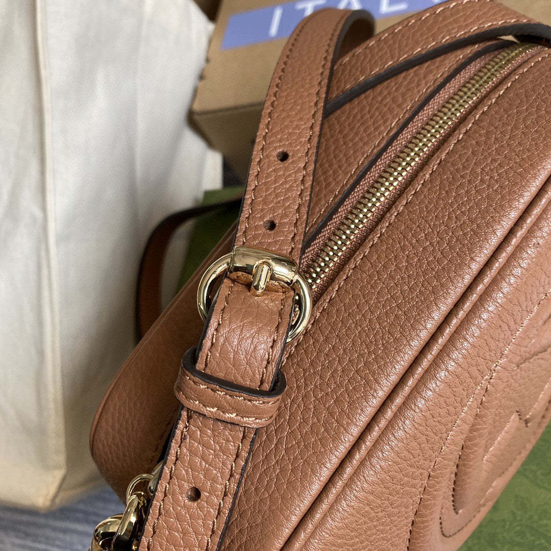 gg Soho Small Disco Bag Brown For Women, Women’s Bags, Shoulder And Crossbody Bags 8in/21cm gg 308364