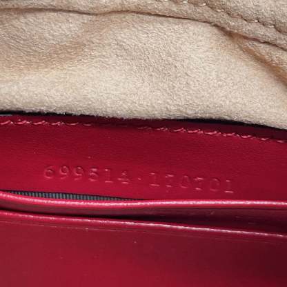 gg Marmont Half Moon Shaped Mini Bag Red For Women, Women’s Bags 8.5in/22cm gg