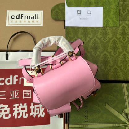 gg Bamboo Small Backpack Pink For Women, Women’s Bags 8.6in/22cm gg ‎‎702101 UZY0T 5814