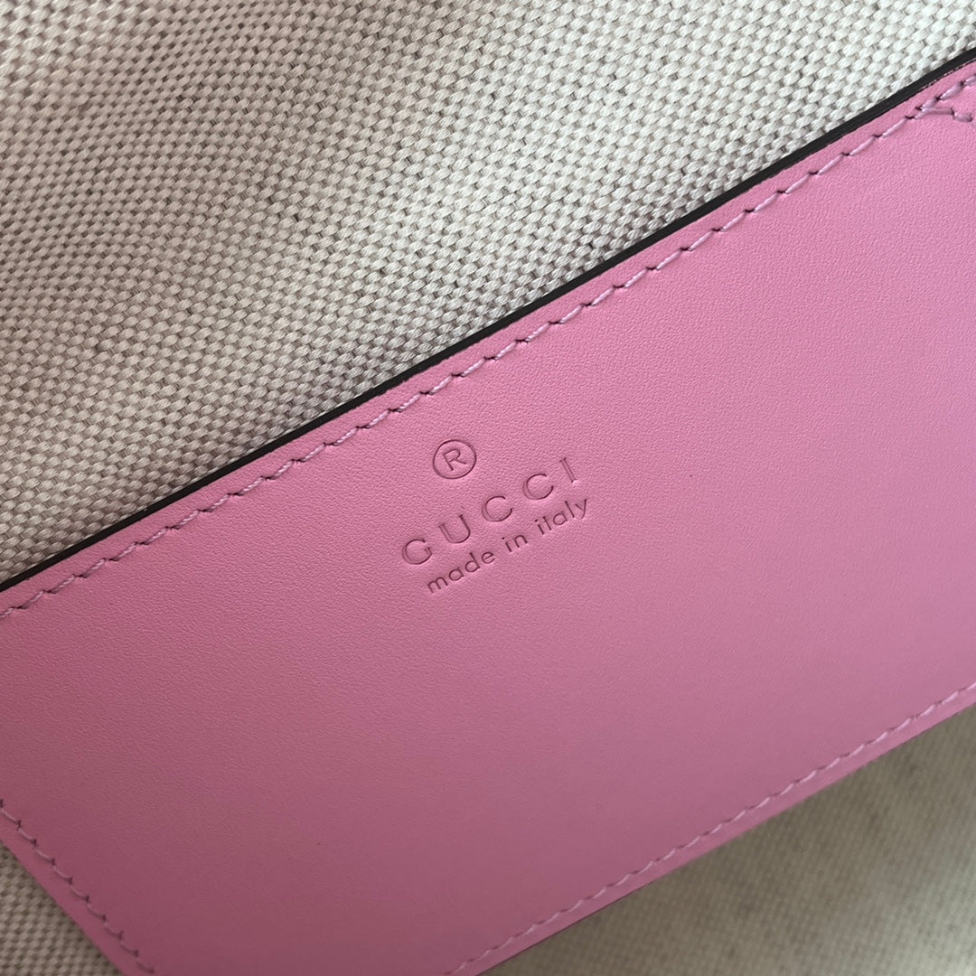 gg Bamboo Small Backpack Pink For Women, Women’s Bags 8.6in/22cm gg ‎‎702101 UZY0T 5814