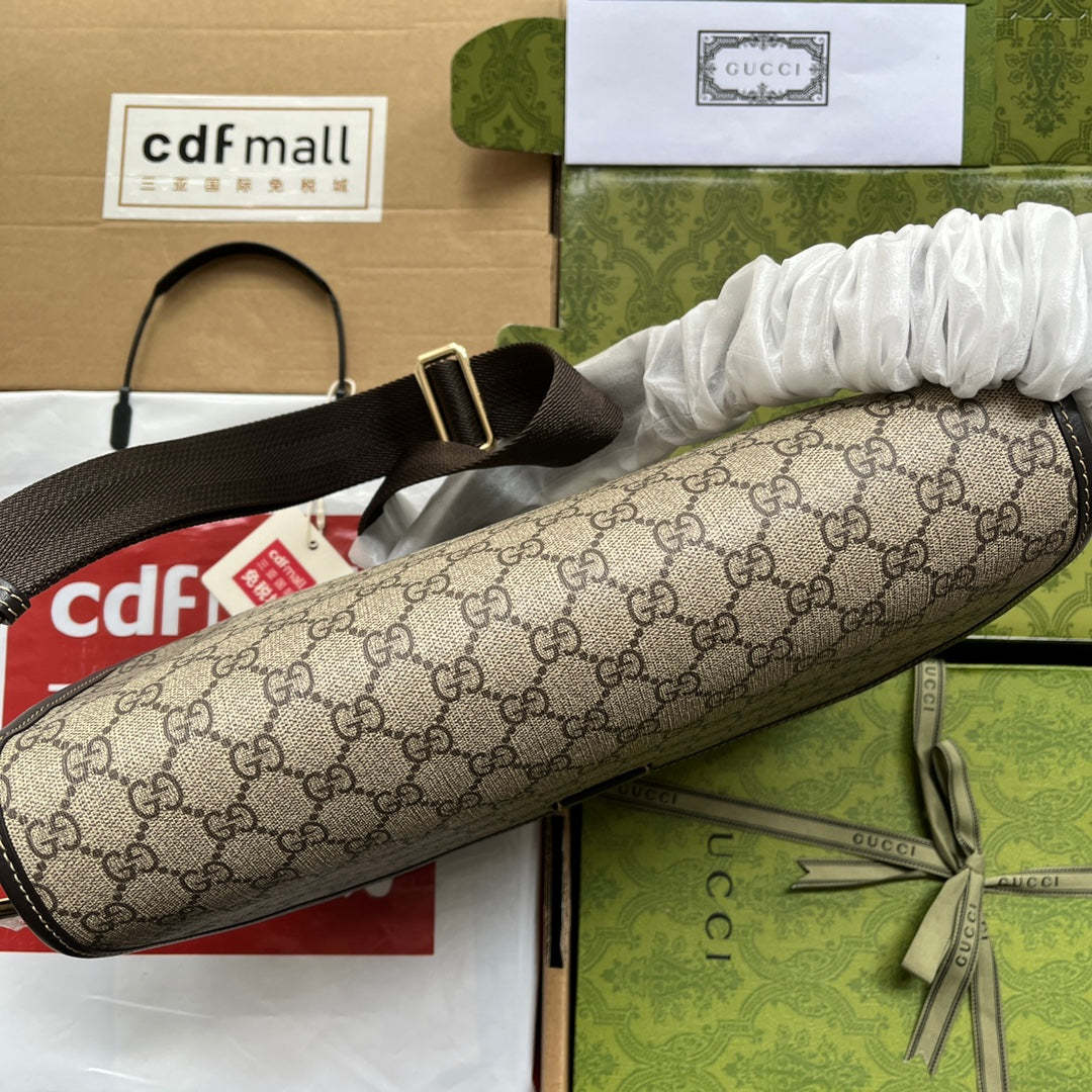 gg Imprime Medium Messenger Bag Brown For Women, Women’s Bags 12in/30.5cm gg