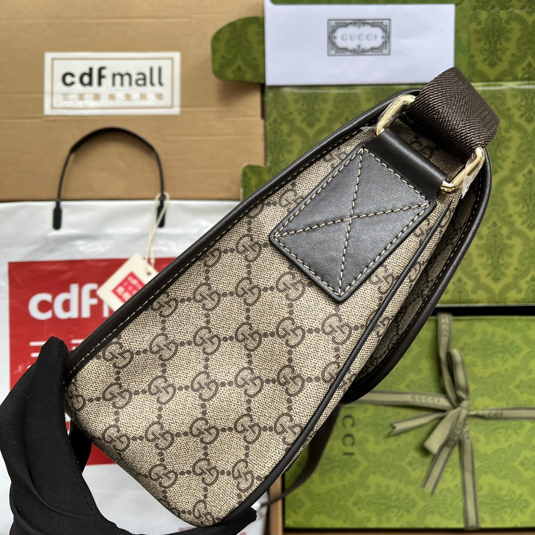 gg Imprime Medium Messenger Bag Brown For Women, Women’s Bags 12in/30.5cm gg