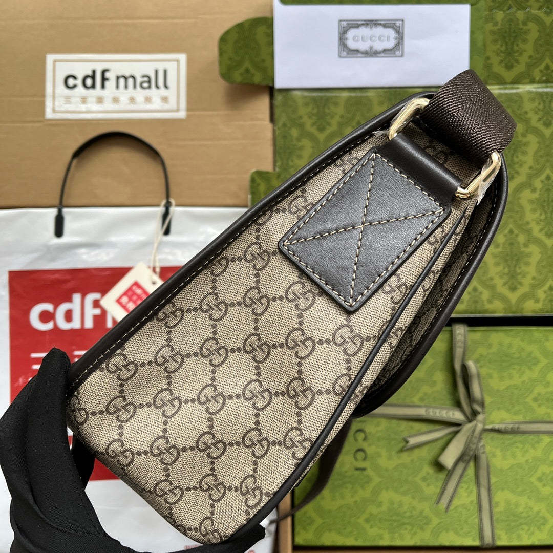 gg Imprime Medium Messenger Bag Brown For Women, Women’s Bags 12in/30.5cm gg