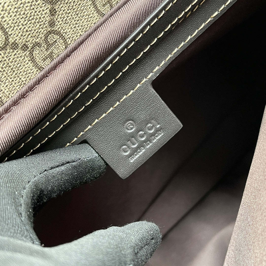 gg Imprime Medium Messenger Bag Brown For Women, Women’s Bags 12in/30.5cm gg