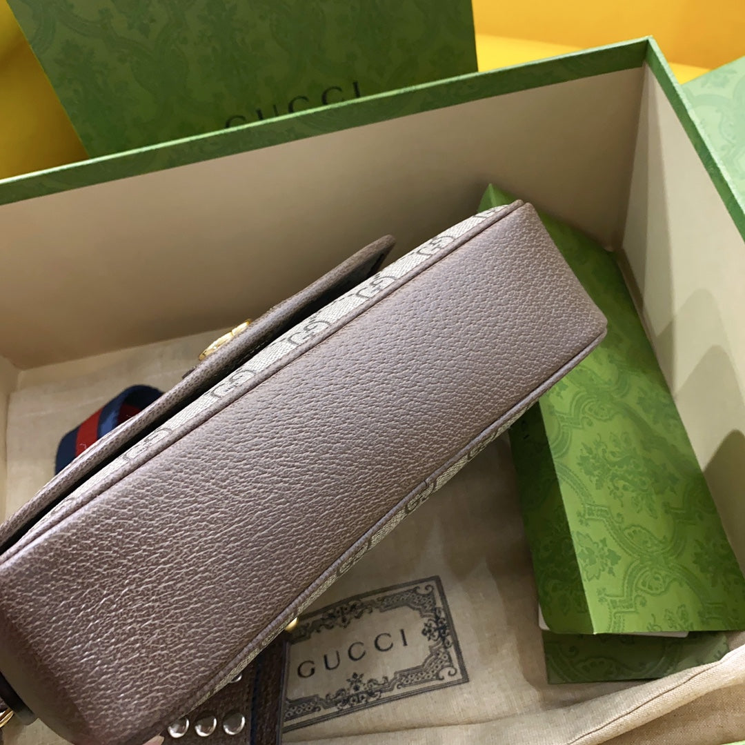 gg Ophidia gg Small Shoulder Bag Beige For Women, Women’s Bags 9.1in/23cm gg 722117 FAAX3 9789