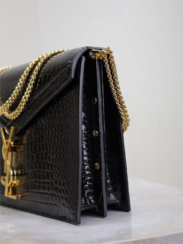 Ysl Hobo Bag Croc Embossed