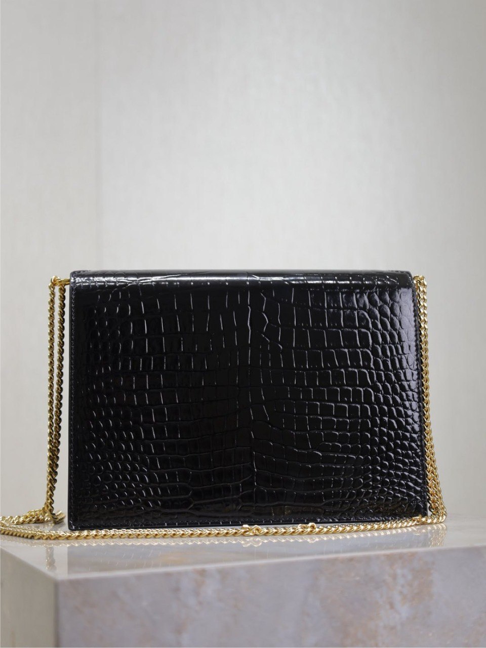 Ysl Hobo Bag Croc Embossed