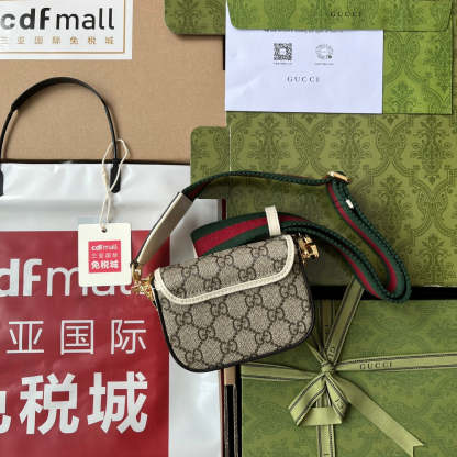 gg Horsebit 1955 Strap Wallet Brown For Women, Women’s Bags 4.7in/12cm gg ‎