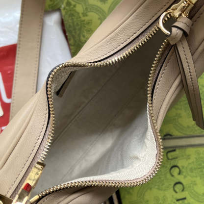 gg Atache Small Shoulder Bag White For Women, Women’s Bags 9in/23cm gg 699409 UXWBG 9109