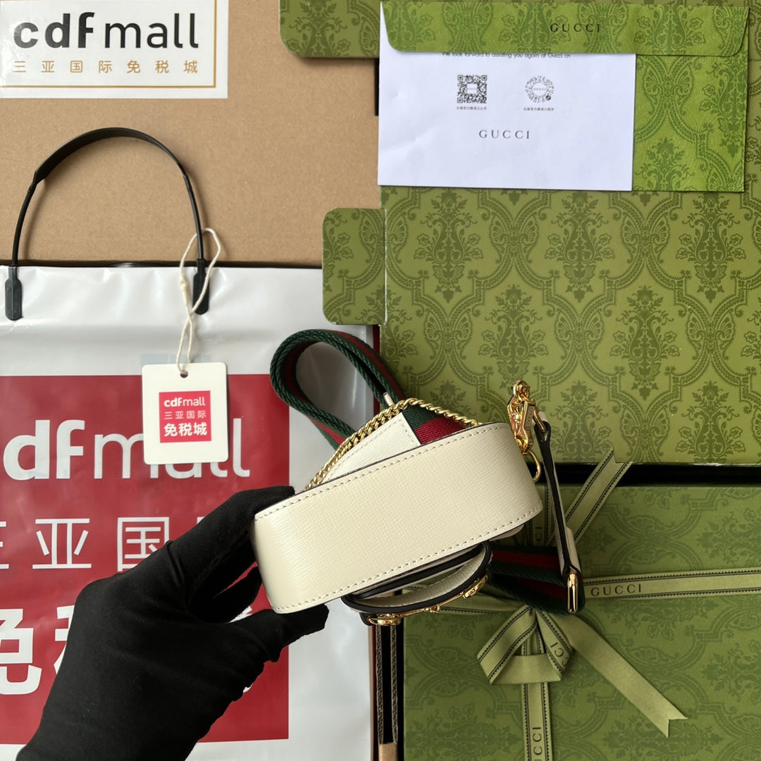 gg Horsebit 1955 Strap Wallet Brown For Women, Women’s Bags 4.7in/12cm gg ‎