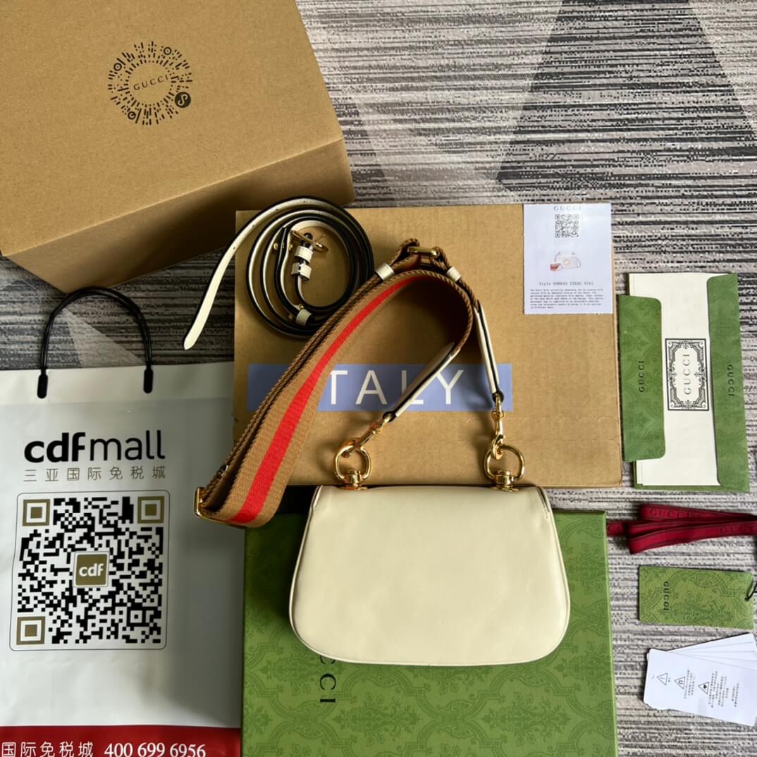 GC698643 shoulder bag brown、white、black