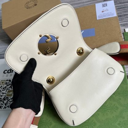 GC698643 shoulder bag brown、white、black