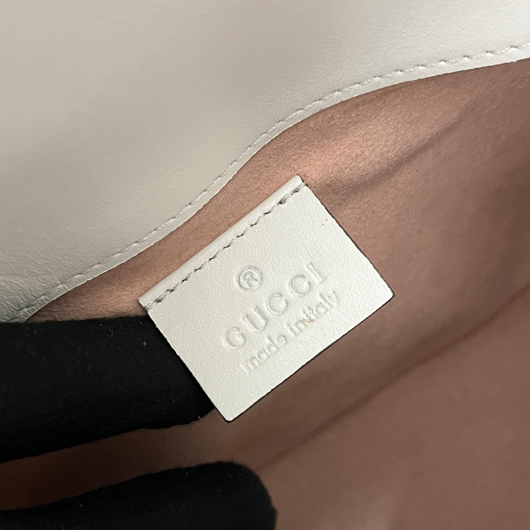 gg Marmont Mini Top Handle Bag Nude For Women, Women’s Bags 8.3in/21cm gg