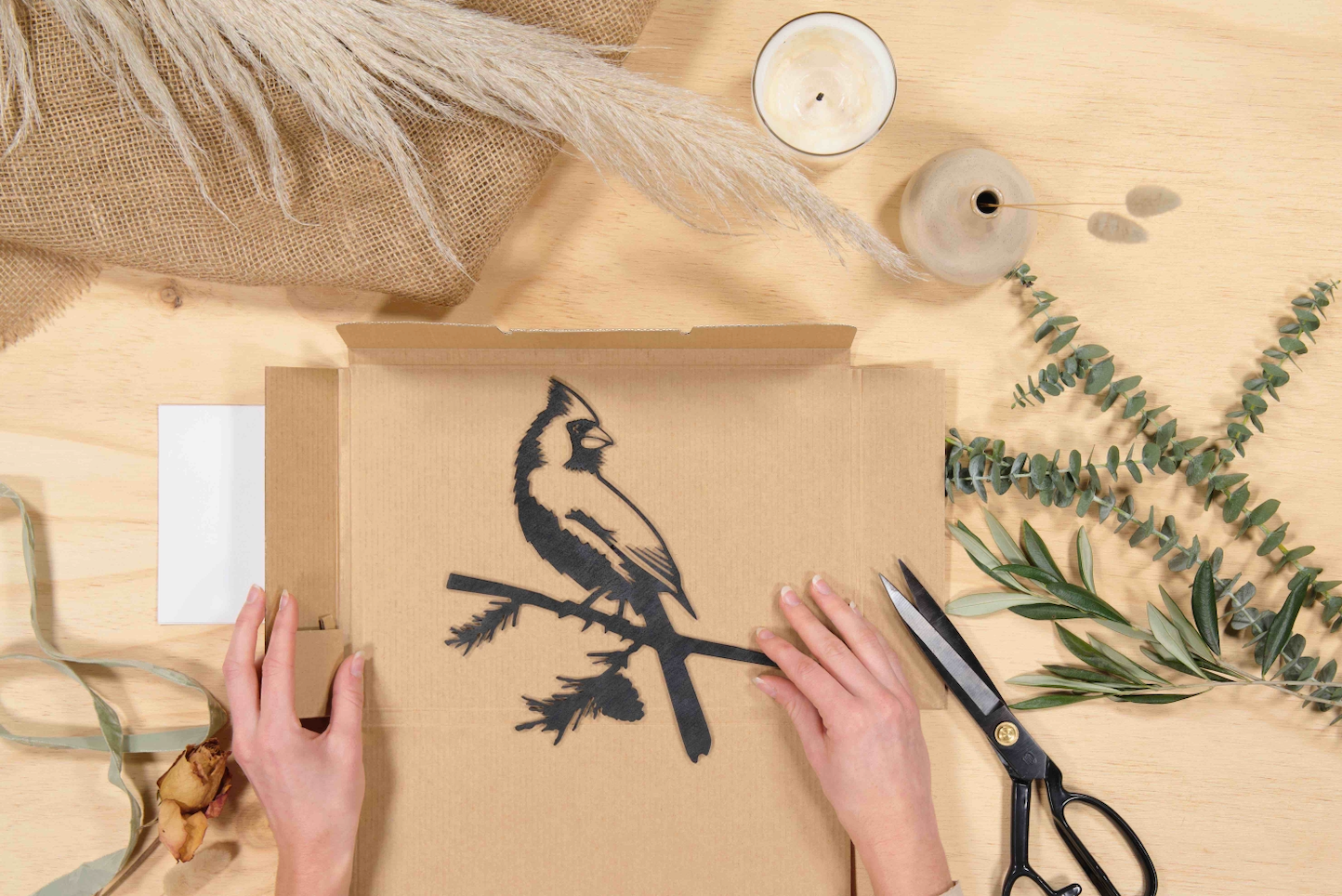 Outdoor patio metal crafts