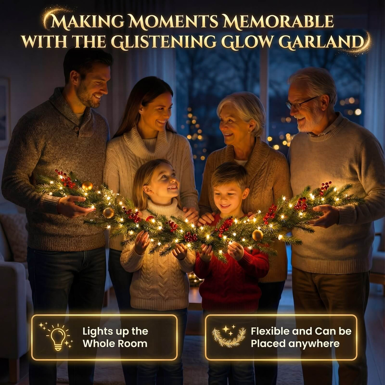 Glistening Glow Garlands