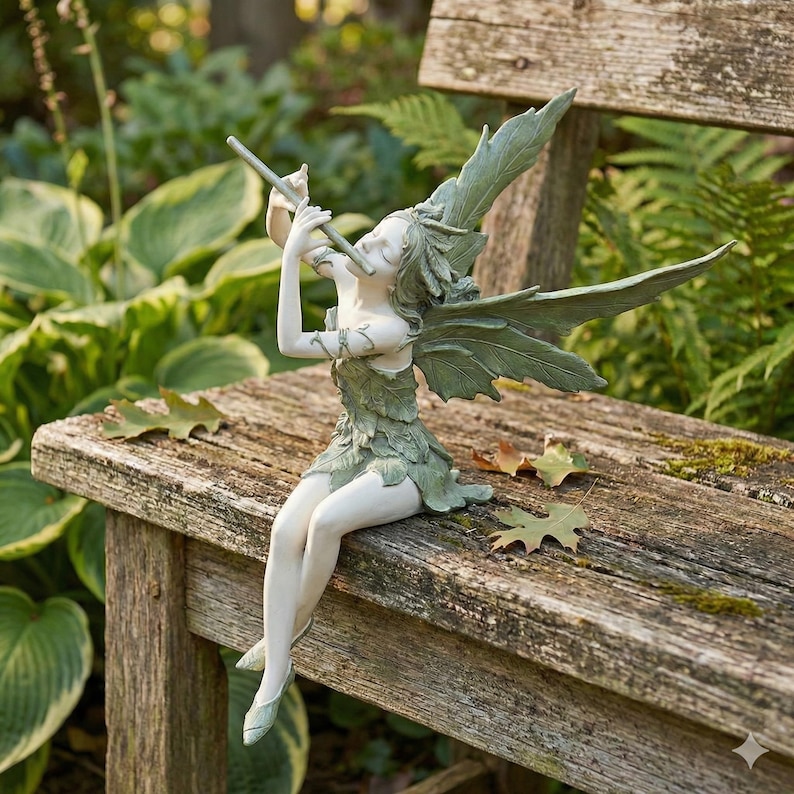 Sitting Fairy Statue