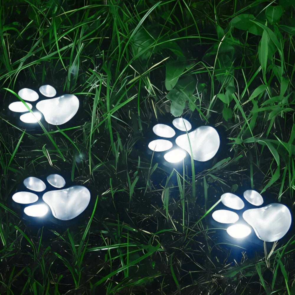 Solar paw lights for pet lovers🐾