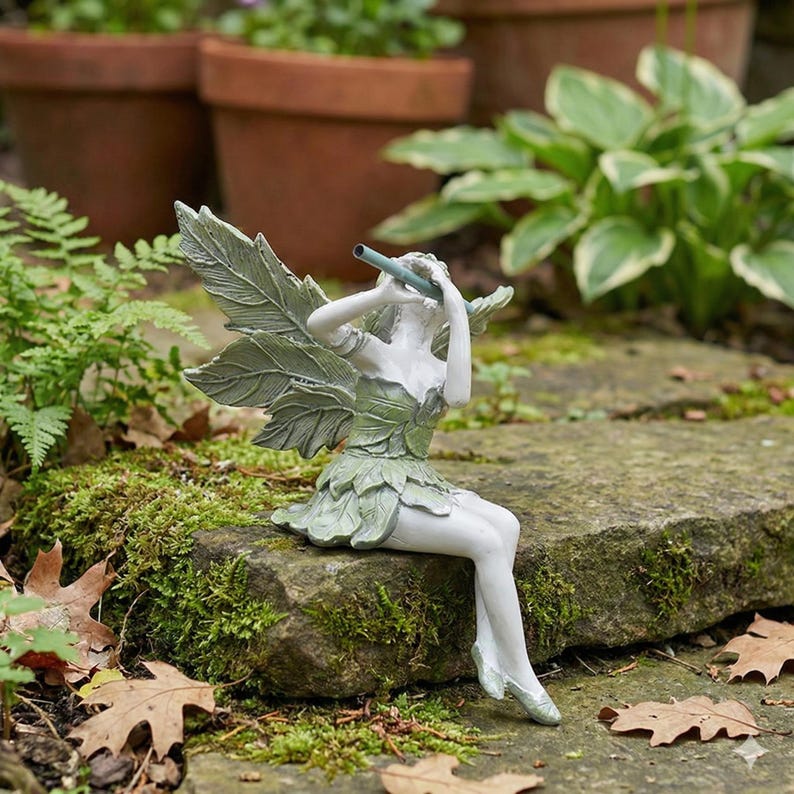 Sitting Fairy Statue