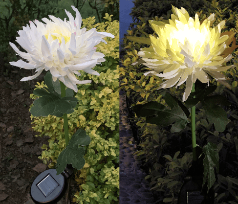 Last Day Promotion 49% OFF - 31.5" Chrysanthemum Solar Garden Stake LED