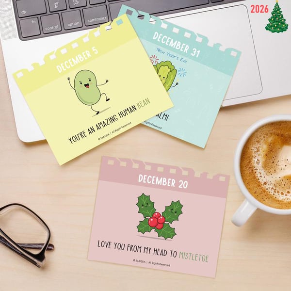 🔥Last Day 50% OFF✨2026 Punny Motivational Desk Calendar📅