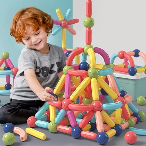 🔥Magnetic Balls and Rods Set Educational Magnet Building Blocks