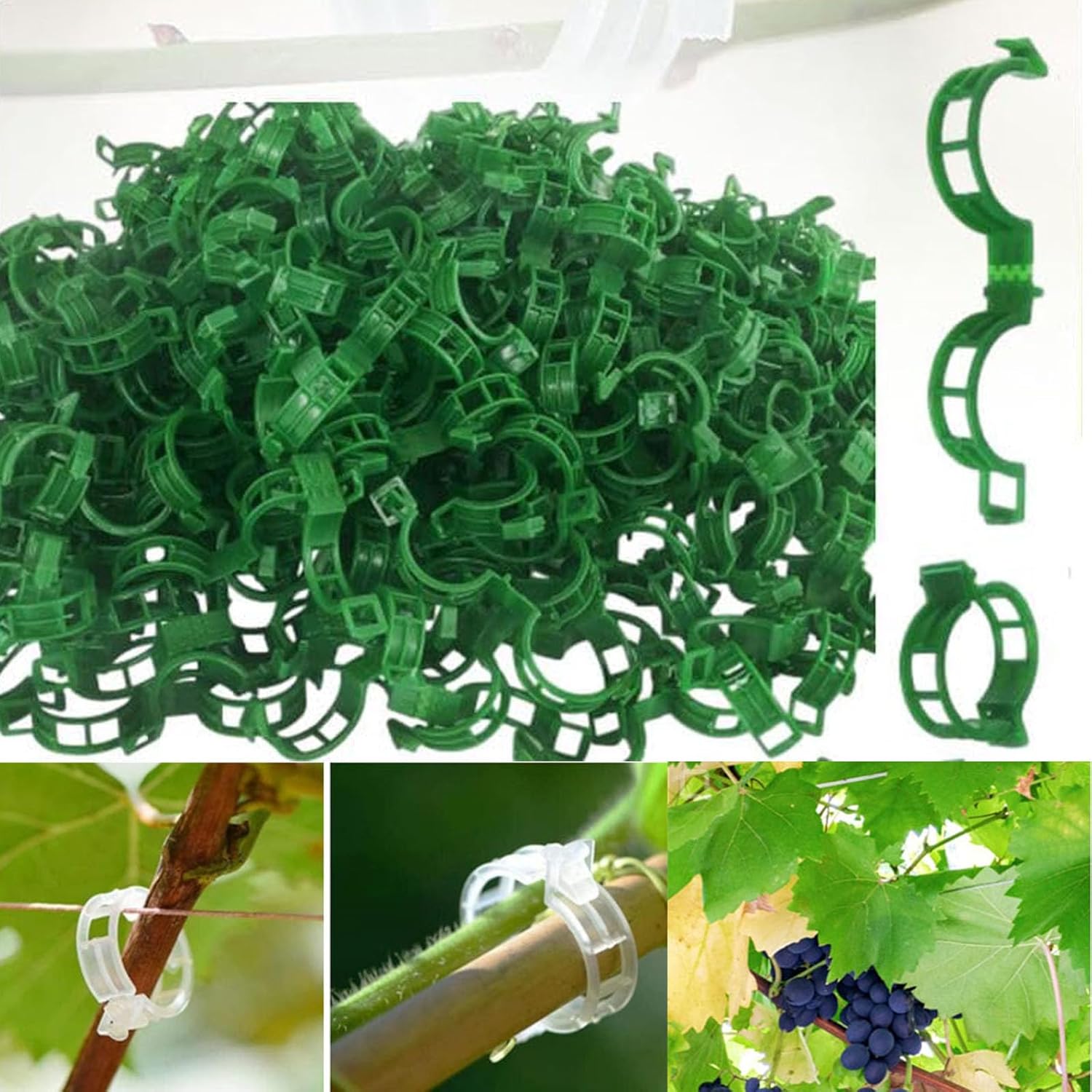 Durable & Weather-Resistant Plant Support Clips