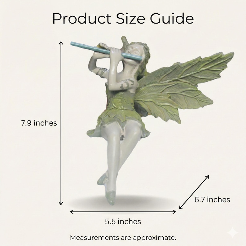 Sitting Fairy Statue