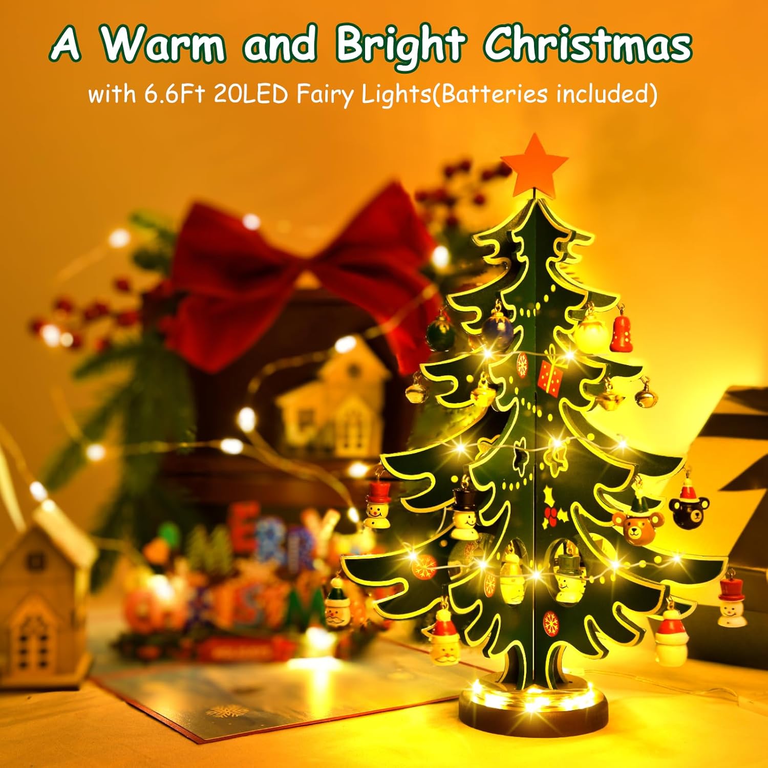 Christmas decorations, small mini Christmas trees