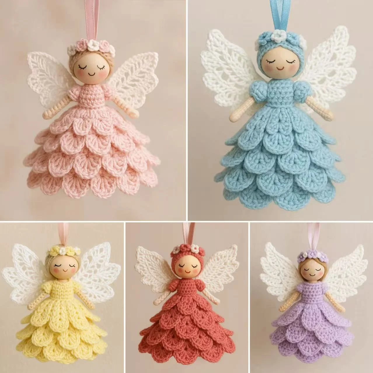 🧚Christmas Angel✨🎁DIY Crochet Angel Ornament Kit