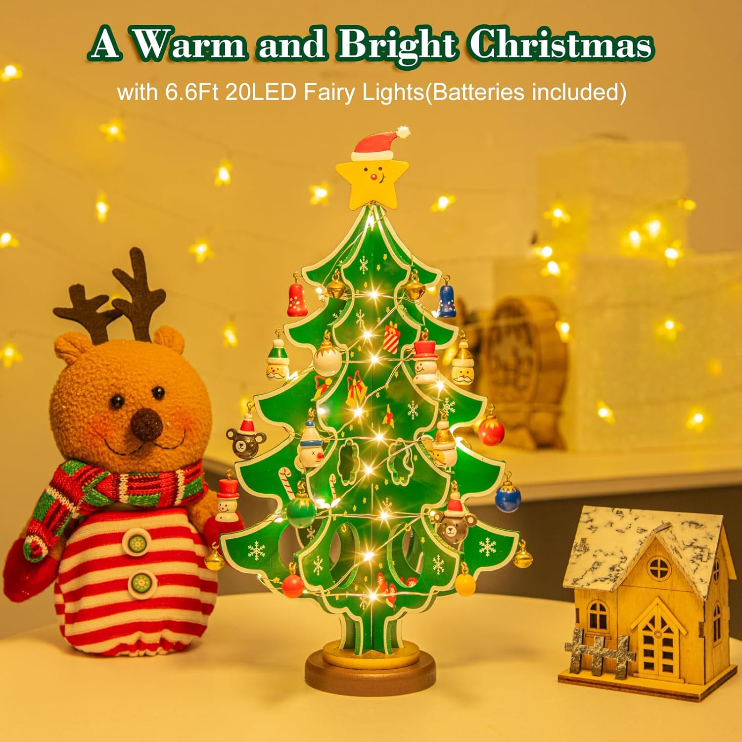 Christmas decorations, small mini Christmas trees