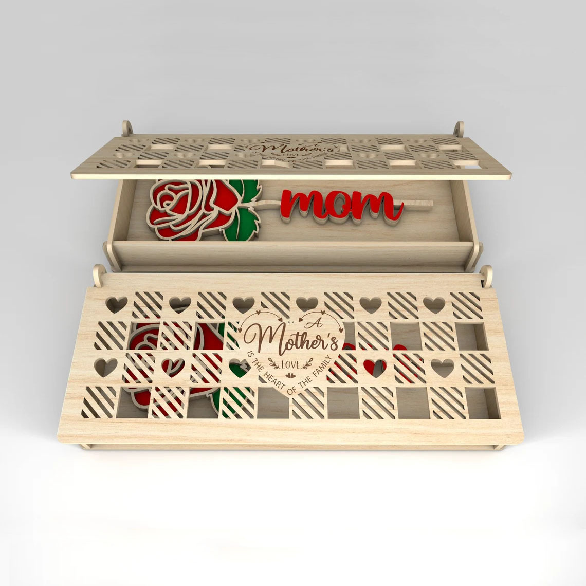 Mothers Day Box Gift with Rose