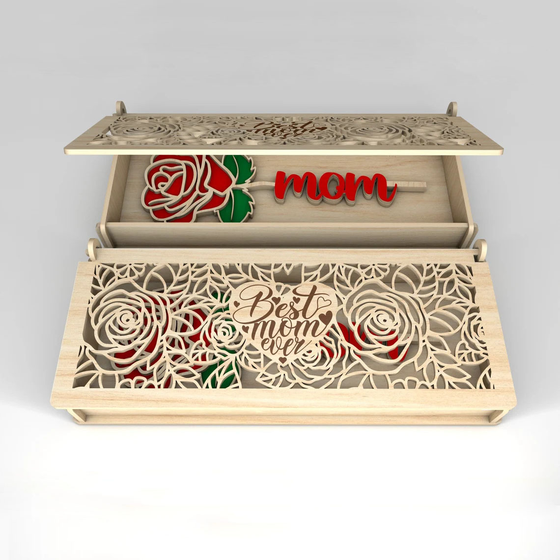 Mothers Day Box Gift with Rose
