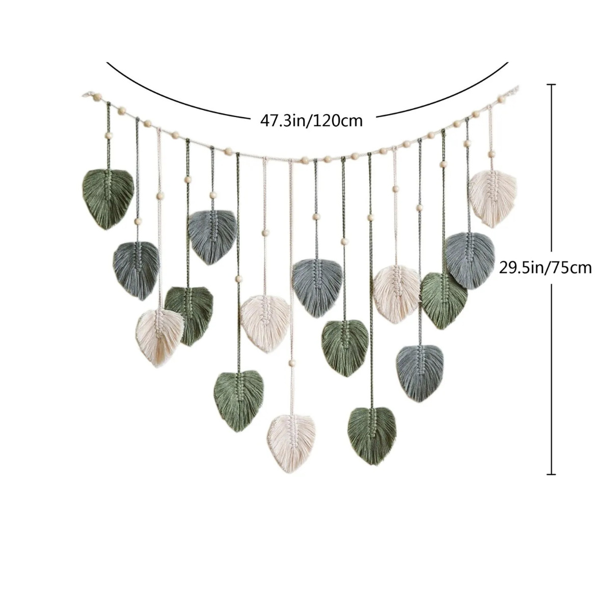 Macrame Leaf Wall Hanging