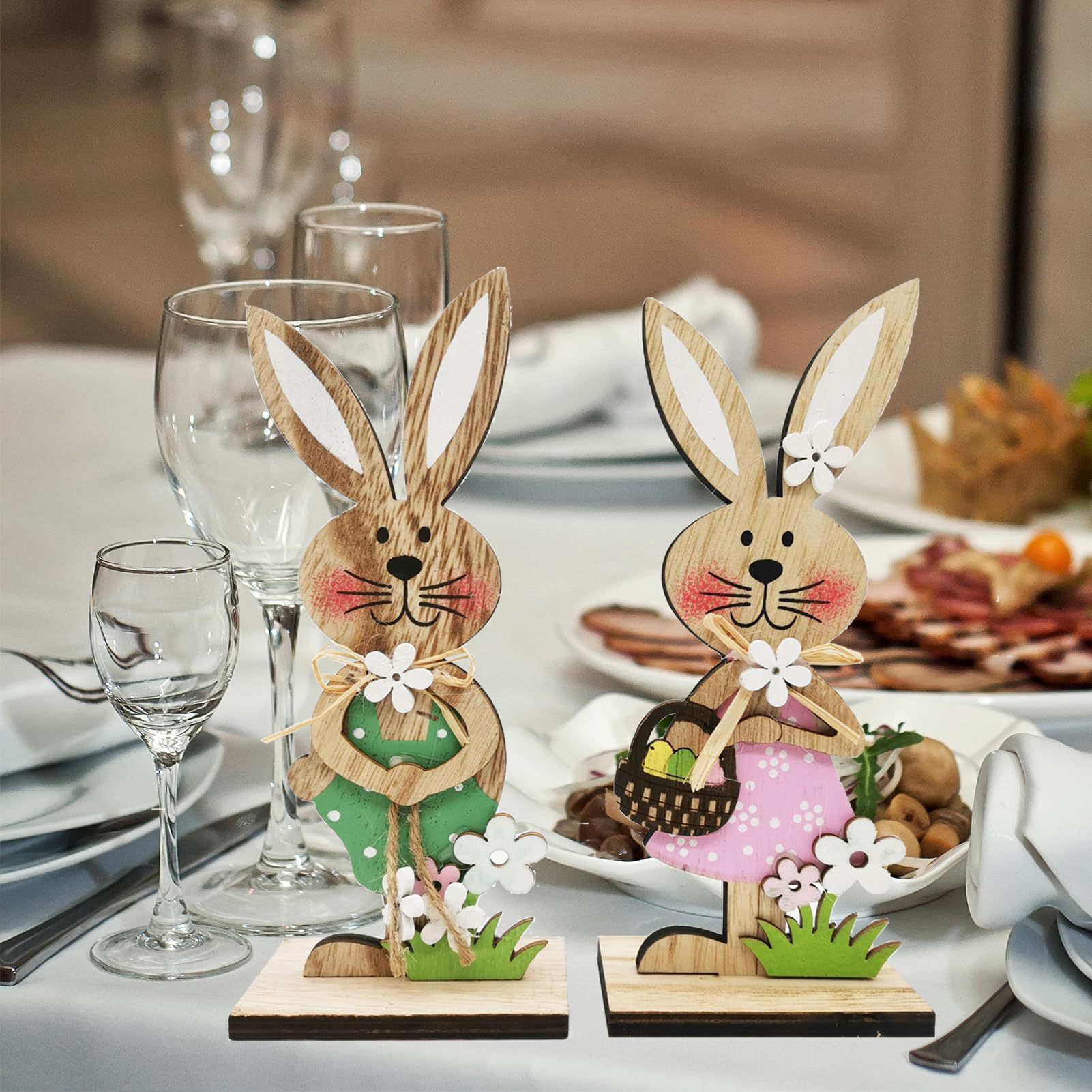 Wooden Easter Bunny,Easter Bunny Decor