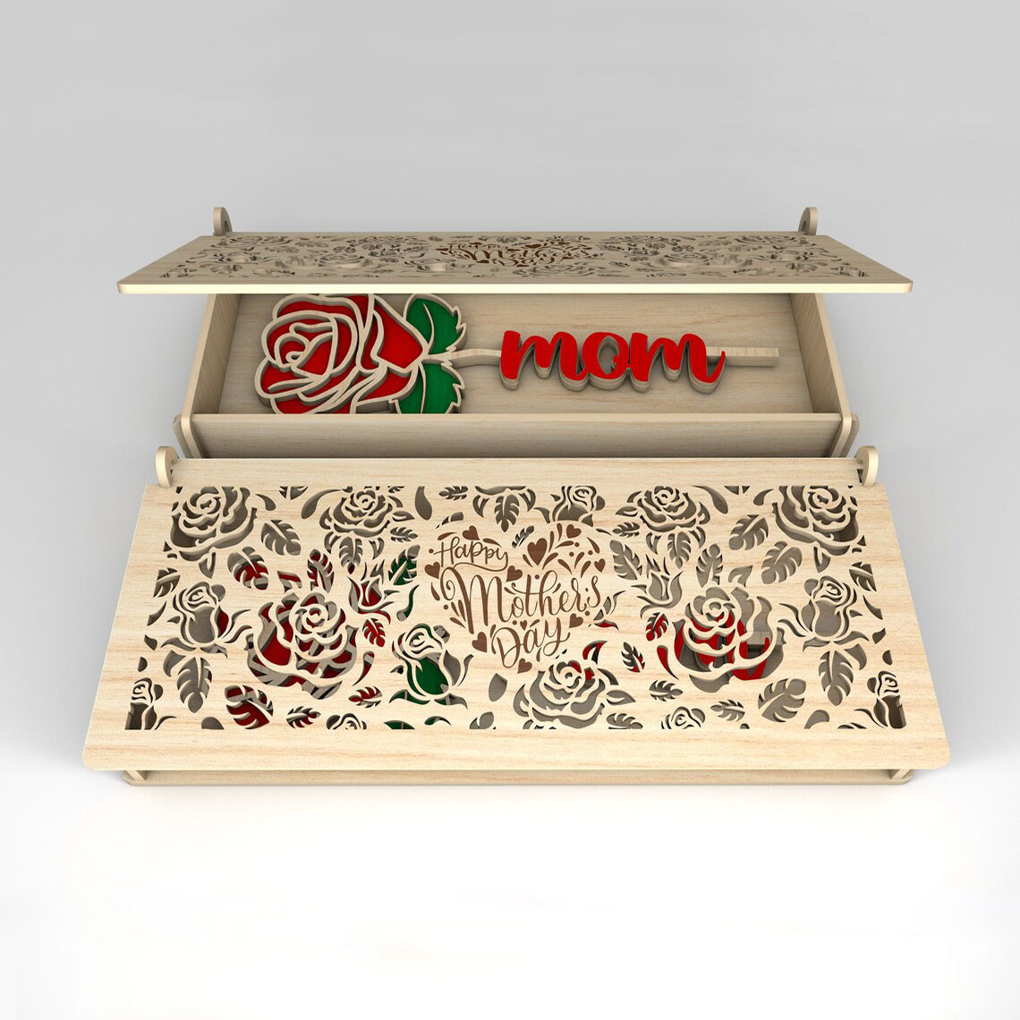 Mothers Day Box Gift with Rose