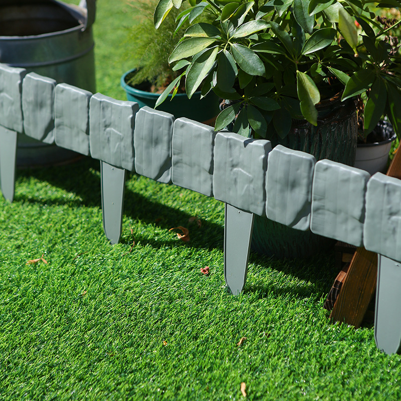 Imitation Stone Garden Fence - DIY Garden Edging Border