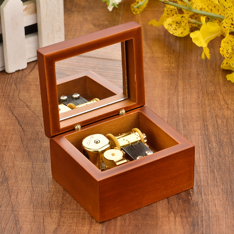 Premium 18-Note Final Fantasy Wooden Music Box