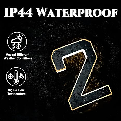 Solar Lighted House Numbers for Outside