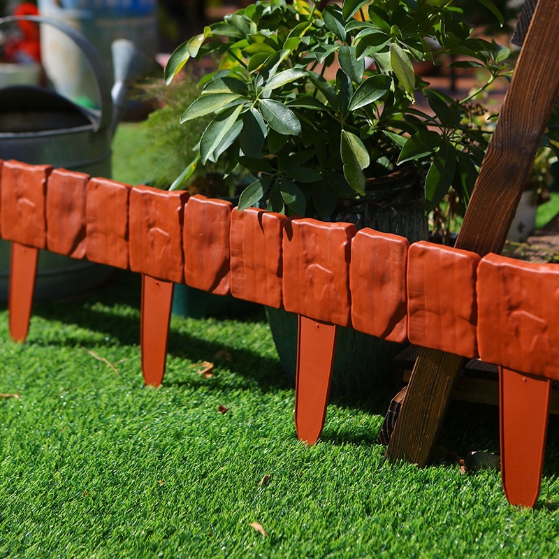 Imitation Stone Garden Fence - DIY Garden Edging Border