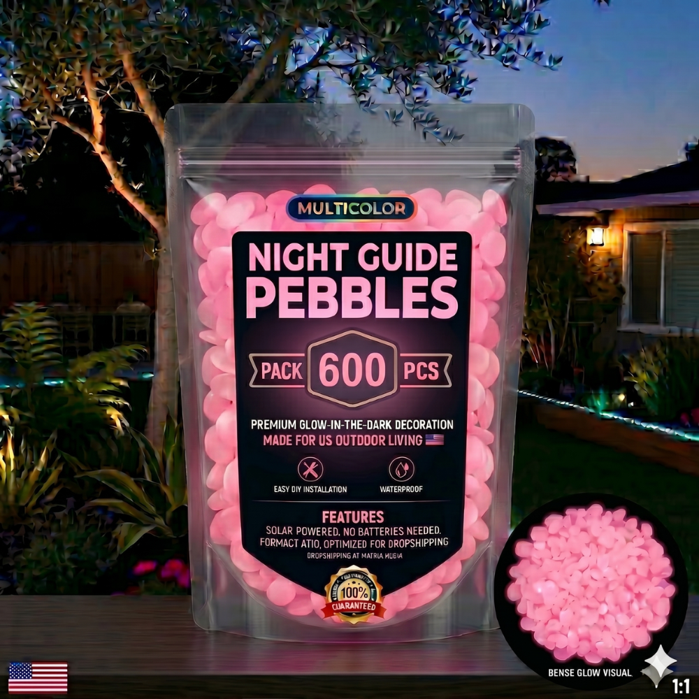💥LAST DAY SALE 50%OFF💥🌈Colorful Glow-in-the-Dark Garden Stones