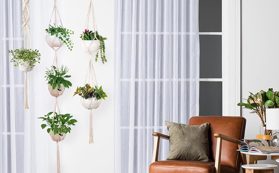 ecofynd Rope Flower Pot Holder