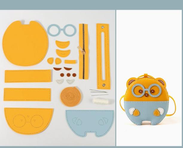 DIY Cute Leather Bag Kit