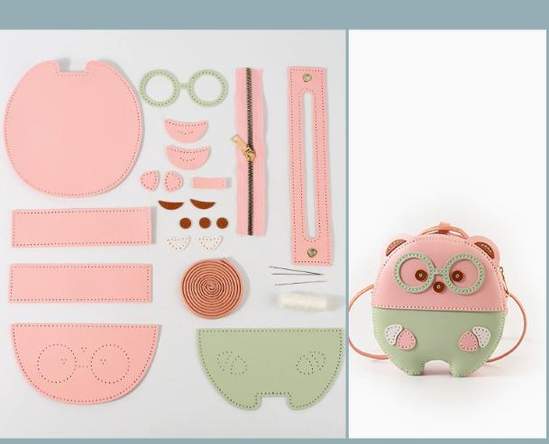 DIY Cute Leather Bag Kit