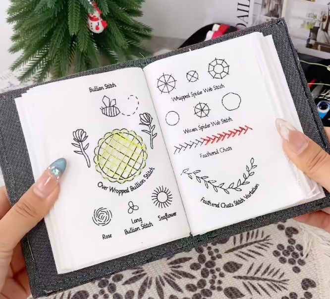Embroidery Stitching Book