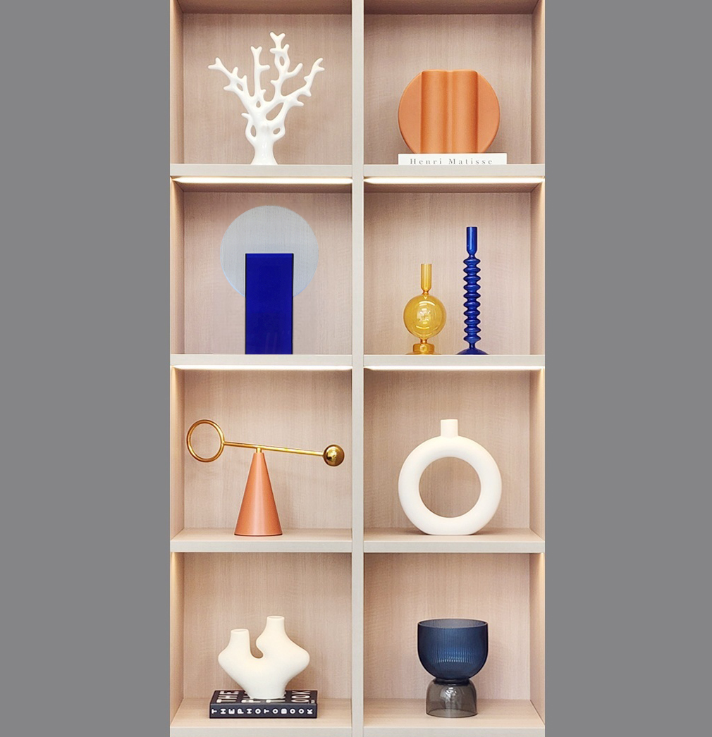 Creative Crafts & Soft Furnishings for Living Room Bookshelf and Desktop