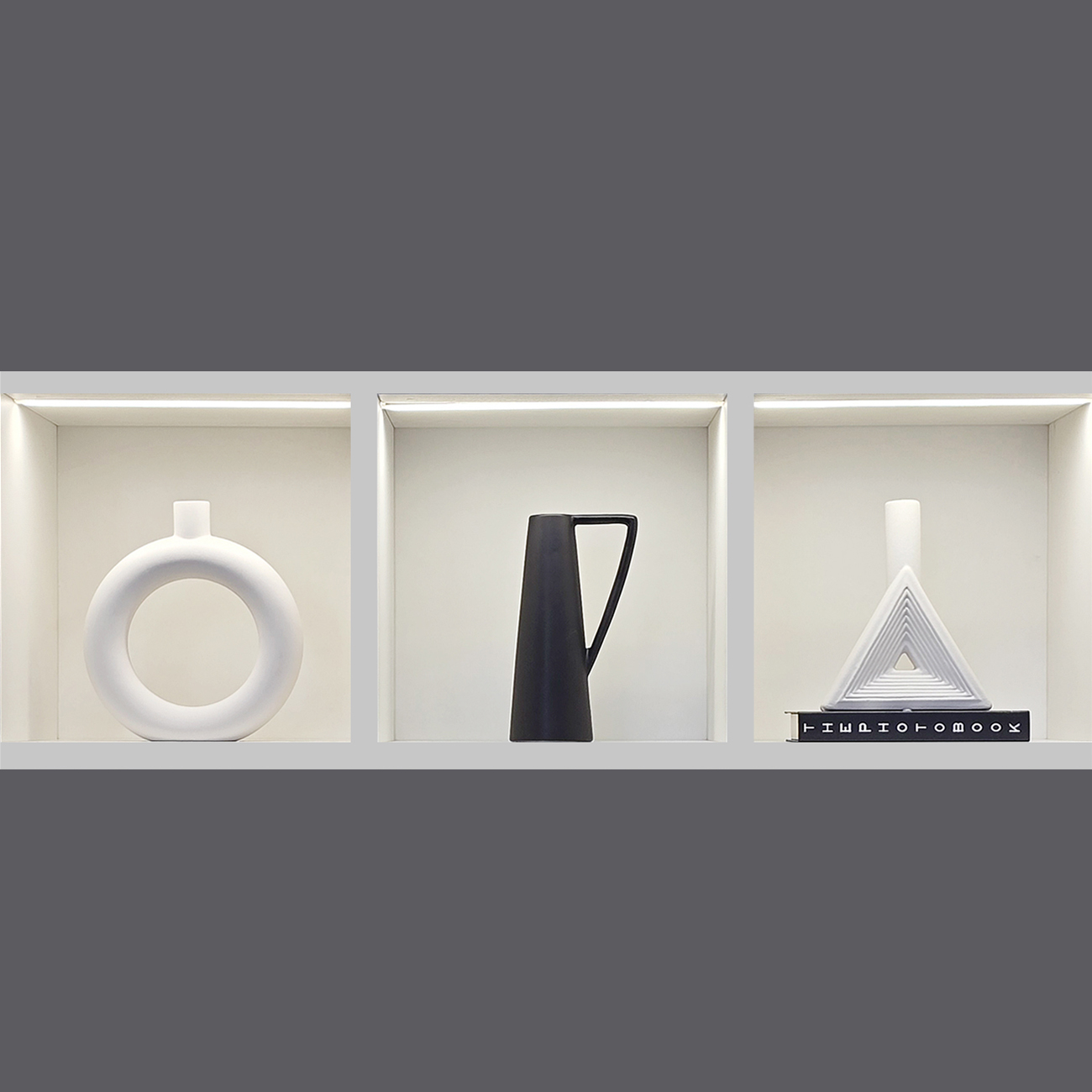 Bookshelf Desktop Home Soft Furnishing Ornaments Ceramic Glass Crafts