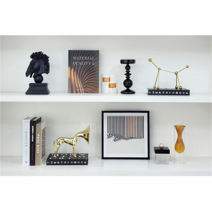 Simple Home Soft Decorations: Ceramic and Glass Ornaments, Wall Paintings