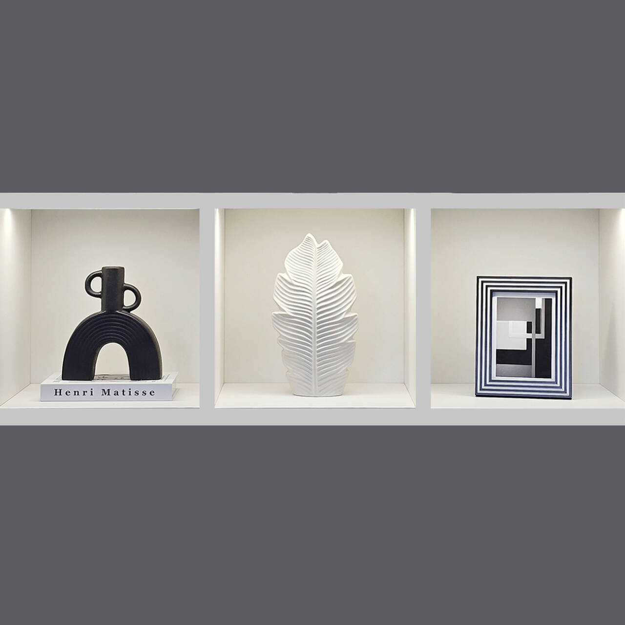 Bookshelf Desktop Home Soft Furnishing Ornaments Ceramic Glass Crafts