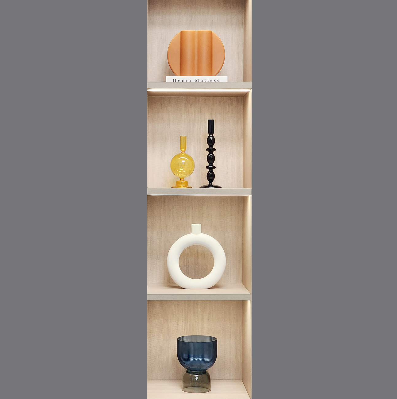 Soft Furnishing Ornaments for Living Room & Bookshelf: Ceramic and Glass Home Crafts