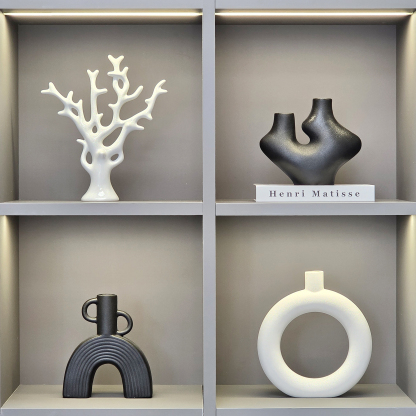 Bookshelf Desktop Home Soft Furnishing Ornaments Ceramic Glass Crafts